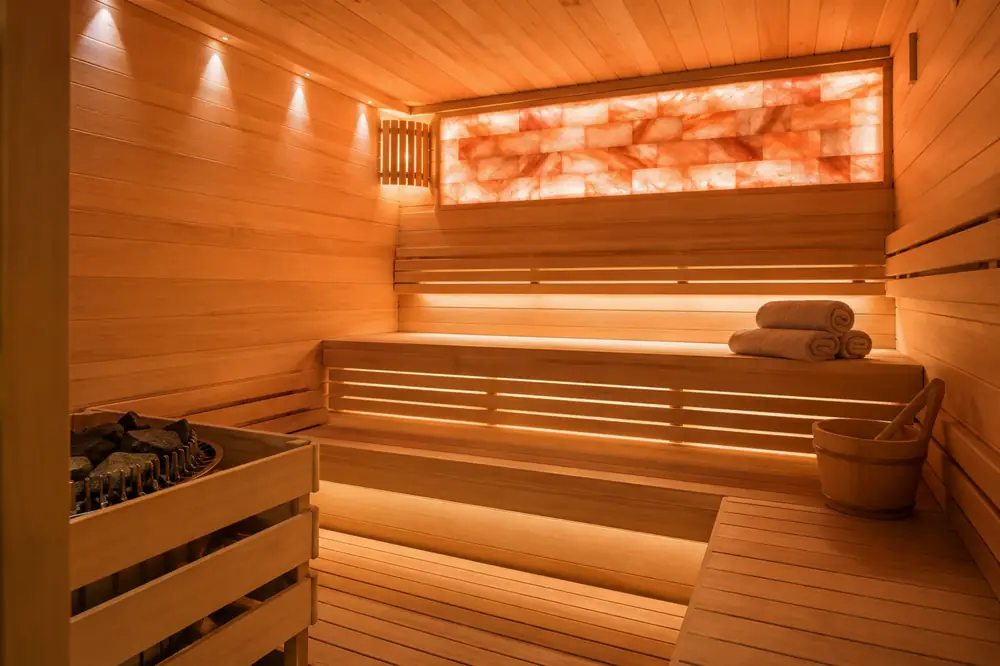 Salon sauna alanı